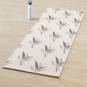Esterilla De Yoga Diseño minimalista de la Naturaleza Boho Botánico