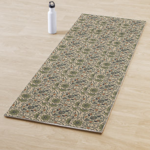 Esterilla De Yoga Diseño persa floral decorativo de la teja