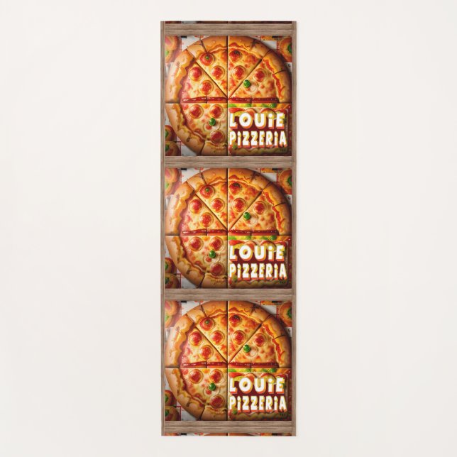 Esterilla De Yoga Diseño Pizza Pizzeria (Anverso)