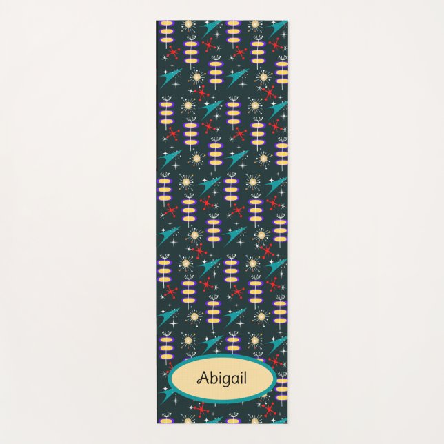 Esterilla De Yoga Diseño retro (Anverso)