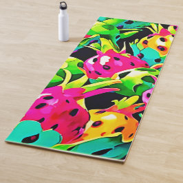 Esterilla De Yoga Dragon Fruit Vivid Pattern