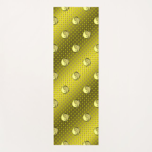 Esterilla De Yoga Dragón Gemini y Metalizado (Anverso)