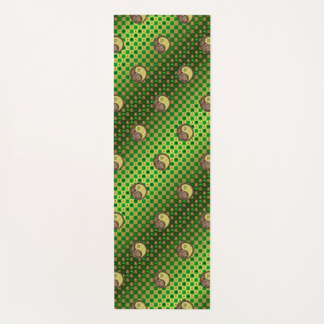 Esterilla De Yoga Dragón Metalizado (Anverso)