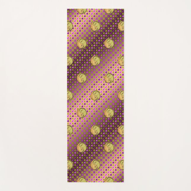 Esterilla De Yoga Dragón sagitario y Metalizado (Anverso)