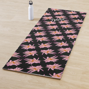 Esterilla De Yoga Dramático patrón de flor de margarita personalizad