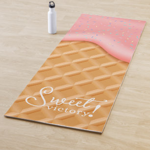 Esterilla De Yoga Dulce Victoria Rociar Crema De Hielo Cono Diversió