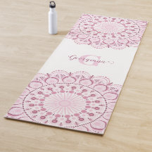 Dusky Rosa personalizado Confetti Lace Dot Mandala