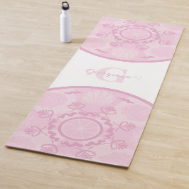 Esterilla De Yoga Dusky Rosa personalizado Gran Mandala del Milenio