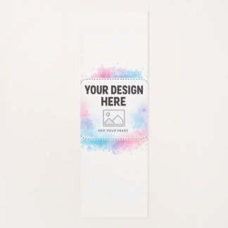 Esterilla De Yoga Editable Watercolor Design Template – Your Design