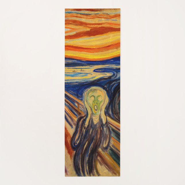 Esterilla De Yoga Edvard Munch - El Grito 1910 (Reverso)