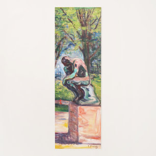Esterilla De Yoga Edvard Munch - El pensador de Rodin