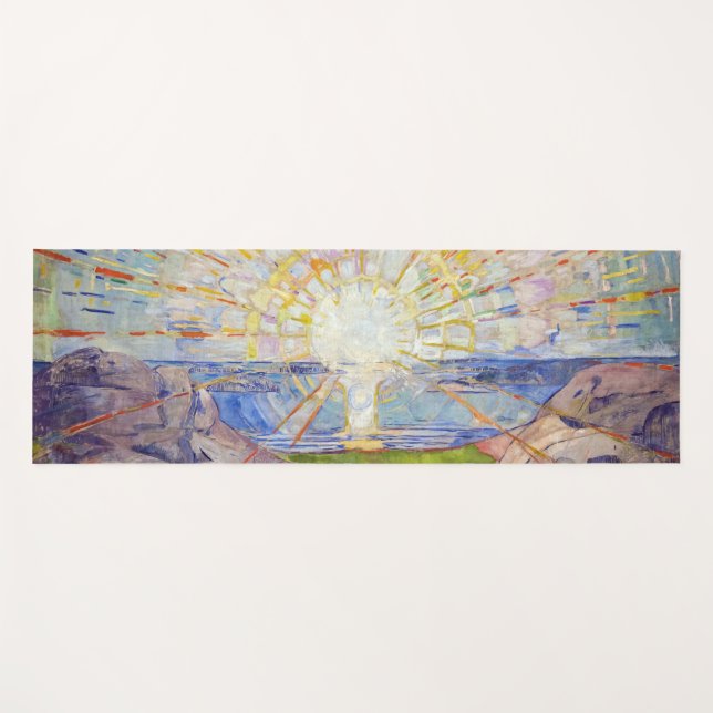 Esterilla De Yoga Edvard Munch - The Sun 1911 (Anverso (horizontal))