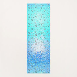 Esterilla De Yoga Efecto acuoso, textura congelada con gota de agua