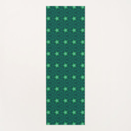 Esterilla De Yoga ejercicio de la estrella verde esmeralda