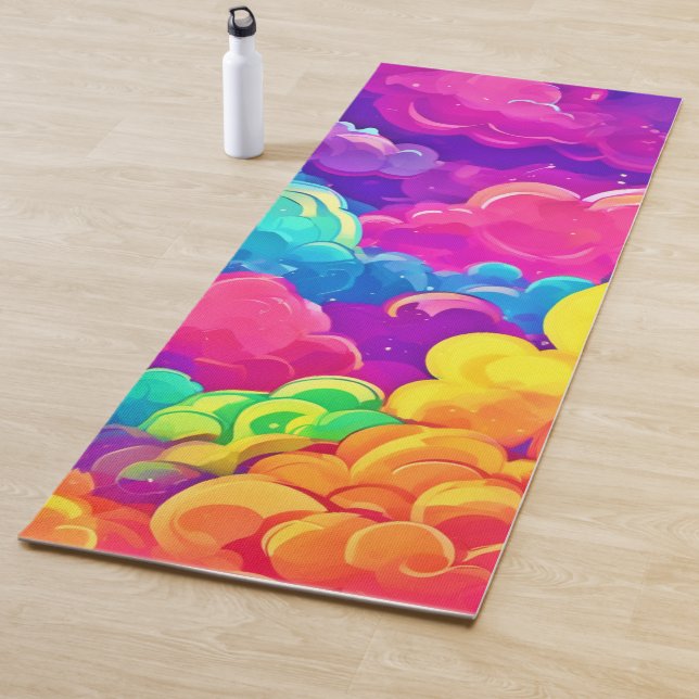 Esterilla De Yoga El colorido paisaje de las nubes (In situ)
