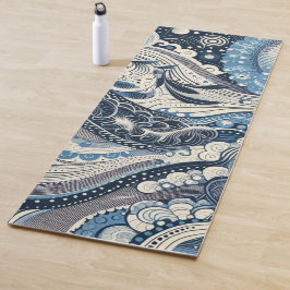 Esterilla De Yoga El estudio en casa Indigo Bloom