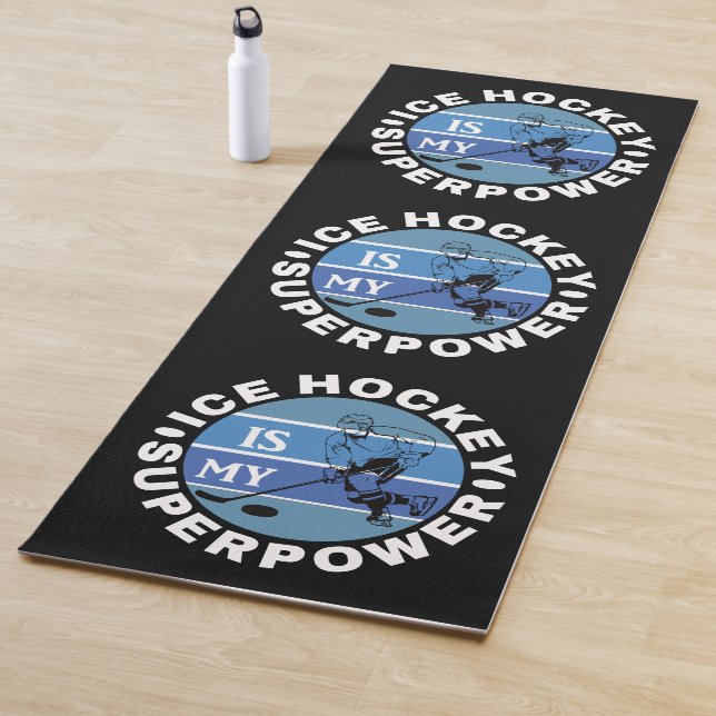 Esterilla De Yoga El Hockey Sobre Hielo Es Mi Superpotencia (In situ)