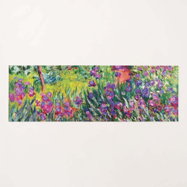 Esterilla De Yoga El jardín Iris de Claude Monet (Anverso (horizontal))