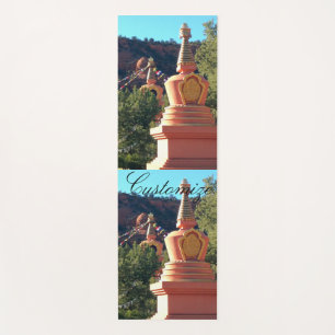 Esterilla De Yoga El stupa budista con rezo señala Thunder_Cove por