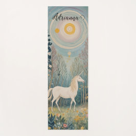 Esterilla De Yoga El unicornio secreto de los bosques susurradores