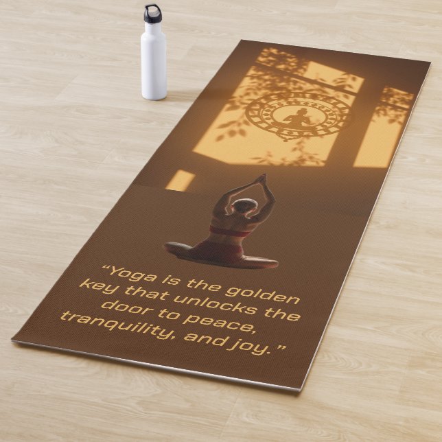 Esterilla De Yoga El yoga es la llave dorada (In situ)