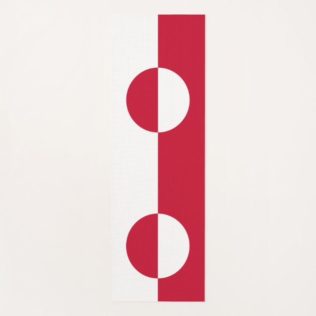 Esterilla De Yoga El yoga patriótico coincide con la bandera de Groe (Anverso)