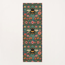 Esterilla De Yoga Elegant boho retro bumblebee spring florals