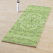 Elegante Boho Lime Green Mandala