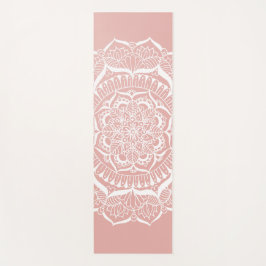 Esterilla De Yoga Elegante Boho Rosa Gold Mandala