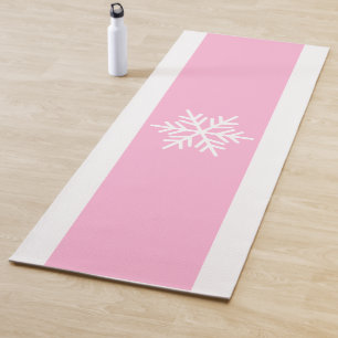 Esterilla De Yoga Elegante copo de nieve nórdico rosa claro franjas