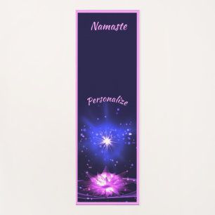 Esterilla De Yoga Elegante Crystal Lotus Flor Zen Yoga Namaste