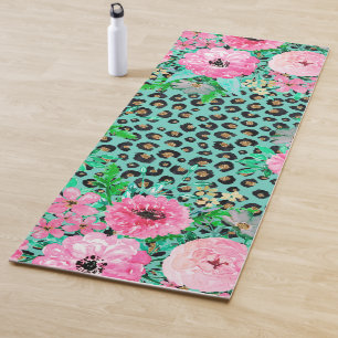 Esterilla De Yoga Elegante diseño de impresión Leopard y pintura f