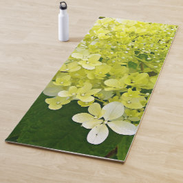 Esterilla De Yoga Elegante Hortensia Limelight Verde Chartreuse