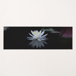 Esterilla De Yoga Elegante Loto Blanco, Negro