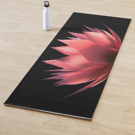 Esterilla De Yoga Elegante Loto Negro