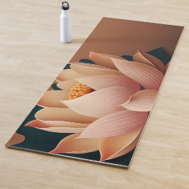 Esterilla De Yoga Elegante Lotus Brown