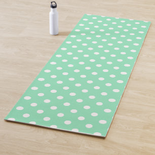 Esterilla De Yoga Elegante Mint Green Fitness Plantilla moderna
