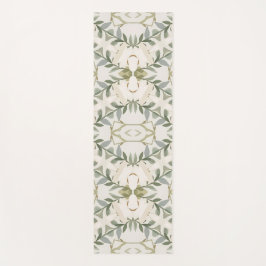 Esterilla De Yoga Elegante patrón floral neutral