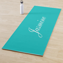 Esterilla De Yoga Elegante turquesa Aqua Yoga personalizado