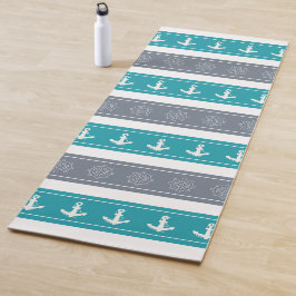 Esterilla De Yoga Elementos del barco de patrón nautico