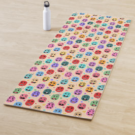 Esterilla De Yoga Emociones caras coloridas