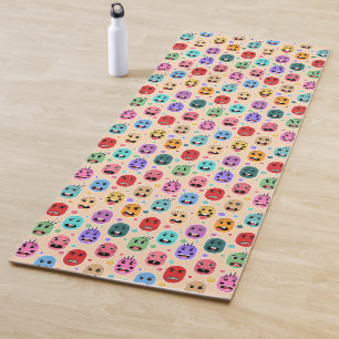 Esterilla De Yoga Emociones caras coloridas