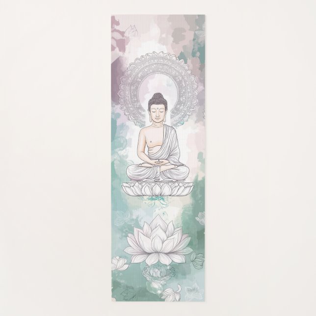 Esterilla De Yoga Encantadora alfombra de yoga Buda para una mejor m (Anverso)