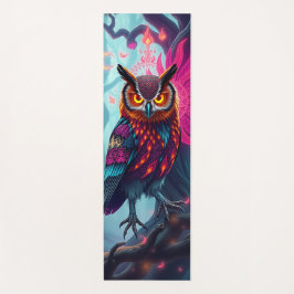 Esterilla De Yoga Enchanted Forest Owl: Moonlit Mystical