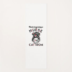 Esterilla De Yoga Enfermera y mamá gato divertidos regalos ideas