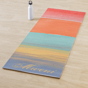 Esterilla De Yoga Entrenamiento acuático colorido