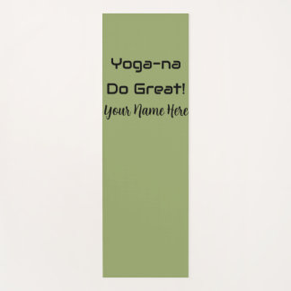 Esterilla De Yoga Entrenamiento de cita inspiradora personalizada ve