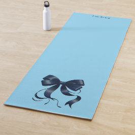 Esterilla De Yoga Entrenamiento de Fuerza Lazo Azul