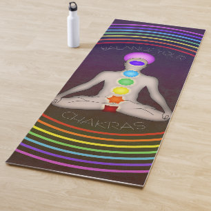 Esterilla De Yoga Equilibre su Chakras