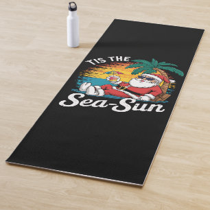 Esterilla De Yoga Es El Sol Del Mar Santa Playa Navidad En Julio
